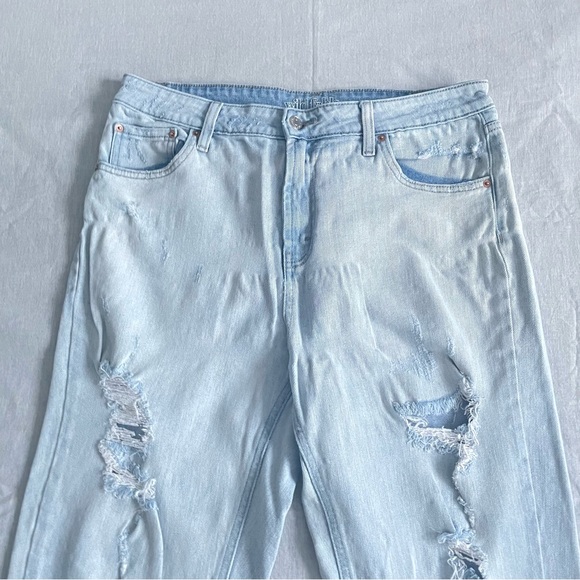 Wild Fable High Rise Distressed Mom Jean - 12 - Picture 4 of 9